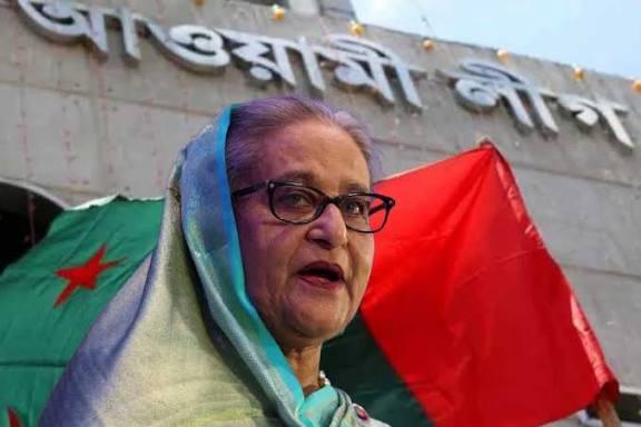 আওয়ামী লীগকে নির্বাচনে নিষিদ্ধ করায় ভোট বর্জনের হুমকি শেখ হাসিনার
