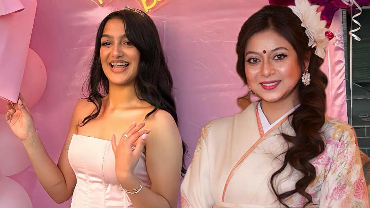 বোনের মেয়ের জন্মদিনে ভিন্ন সাজে শাবনূর